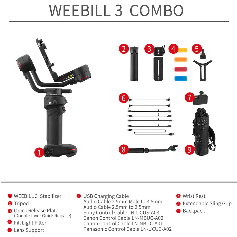 Zhiyun WEEBILL-3 Gimbal Combo - 2